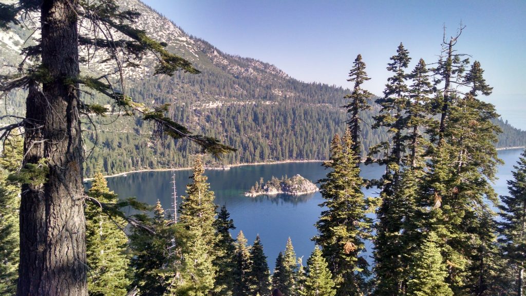 Emerald Bay on the west shore of Lake Tahoe