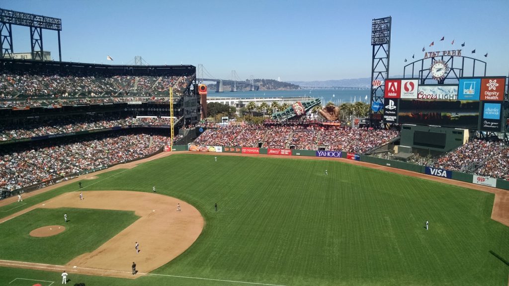 One of the best views in a baseball park.