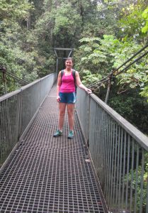 Bouncy scary bridge